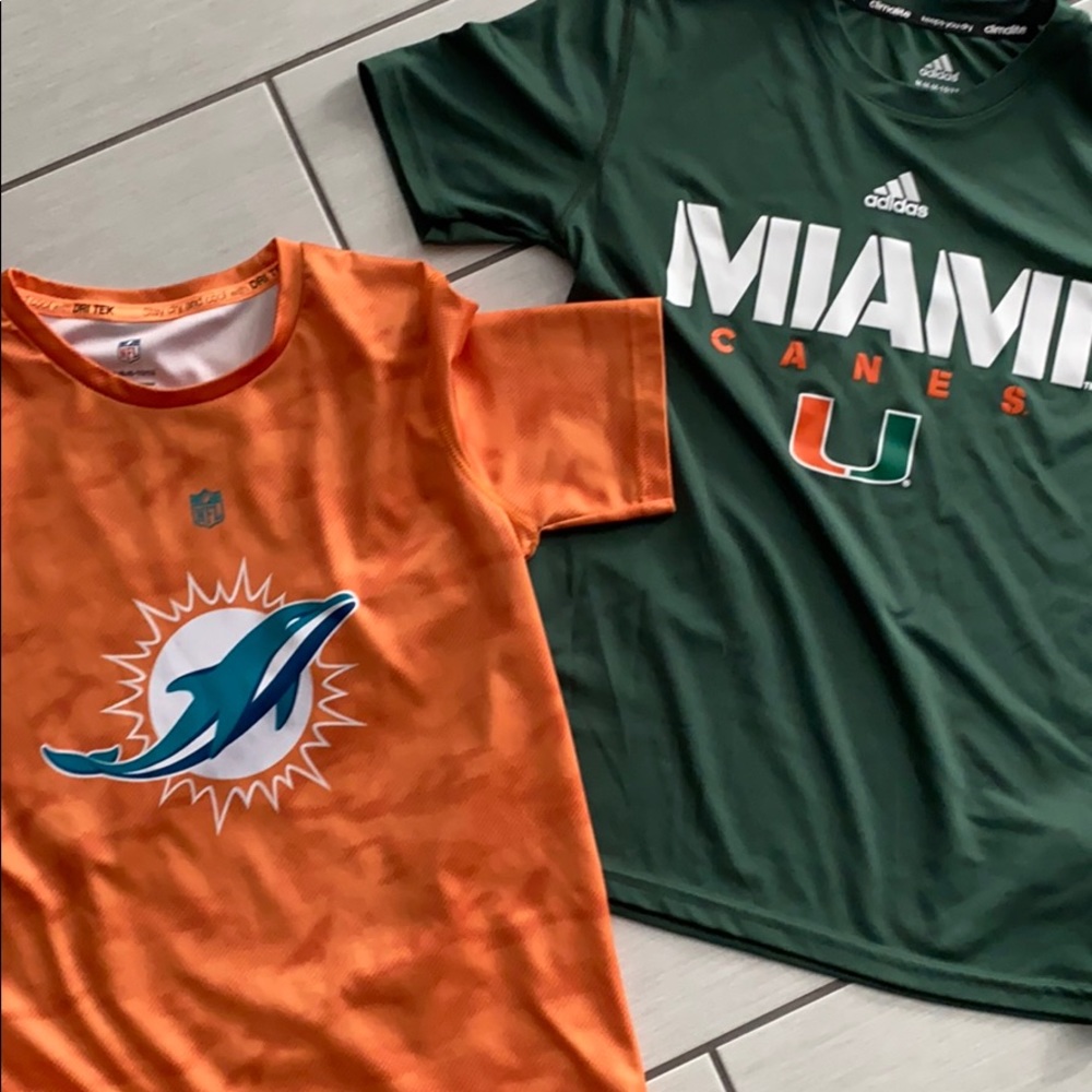 Boys M 10/12 Miami shirt bundle